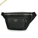 エンポリオアルマーニ EMPORIO ARMANI メンズ ボディバッグ ロゴ ウェストバッグ ブラック Y4O238 Y138E 81072 | コンビニ受取...