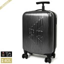 エンポリオアルマーニ EMPORIO ARMANI スーツケース イーグルロゴ 40L Sサイズ ダークグレー Y4Q093 YME9J 80002 | ブラン...