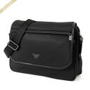 エンポリオアルマーニ EMPORIO ARMANI メンズ ショルダーバッグ Asv Recycled ナイロン メッセンジャーバッグ ブラック Y4M391 ...