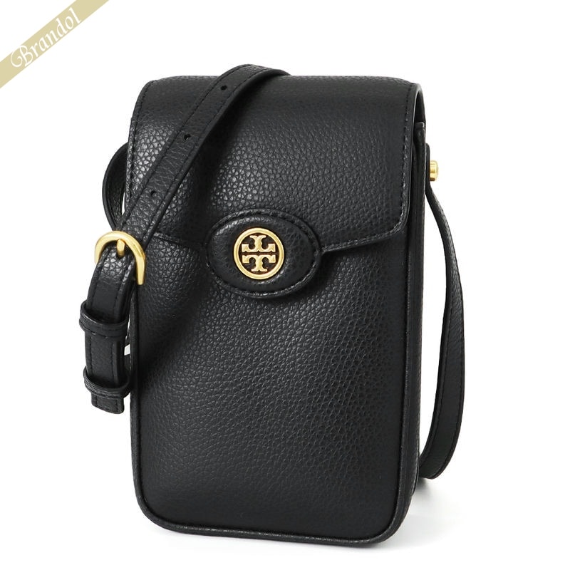 トリーバーチ TORY BURCH レディース TORY BURCH ショルダーバッグ ロビンソン ペブルド フォン クロスボディ ブラック 156748 001 | コンビニ受取 ブランド