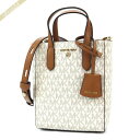 マイケルコース MICHAEL KORS レディース ショルダーバッグ SINCLAIR MKシグネチャー 2way 縦型 ミニトートバッグ ホワイト系 32T...