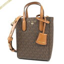 マイケルコース MICHAEL KORS レディース ショルダーバッグ SINCLAIR MKシグネチャー 2way 縦型 ミニトートバッグ ブラウン 32T1...