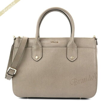 《1000円OFFクーポン対象_5月1日23:59迄》フルラ FURLA レディース トートバッグ MEDITERRANEA Mサイズ レザー 2way ショルダーバッグ グレーベージュ BMQ1 B30 SBB / 921130 | 2018年春夏新作 コンビニ受取 ブランド