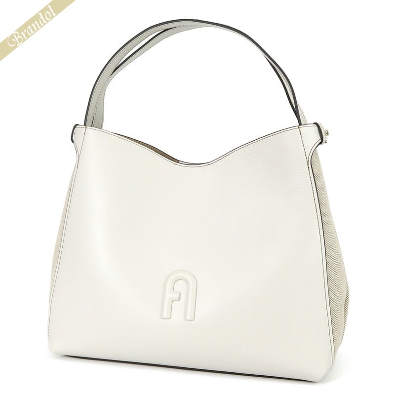 フルラ FURLA レディース トートバッグ PRIMULA プリムラ ホーボー ワンショルダー アイボリー系 WB00989 BX0654 1704S | 2023年秋冬新作 2023AW コンビニ受取 ブランド