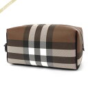 バーバリー BURBERRY メンズ セカンドバッグ ヴィンテージチェック ブラウン系 8036675 | コンビニ受取 ブランド