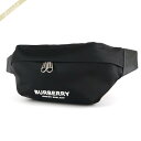 バーバリー BURBERRY メンズ・レディース ボディバッグ ロゴ ウェストバッグ ブラック 8049095 | ブランド