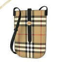 バーバリー BURBERRY レディース・メンズ ショルダーバッグ ヴィンテージチェック スマホショルダー ベージュ系 8065482 | ブランド