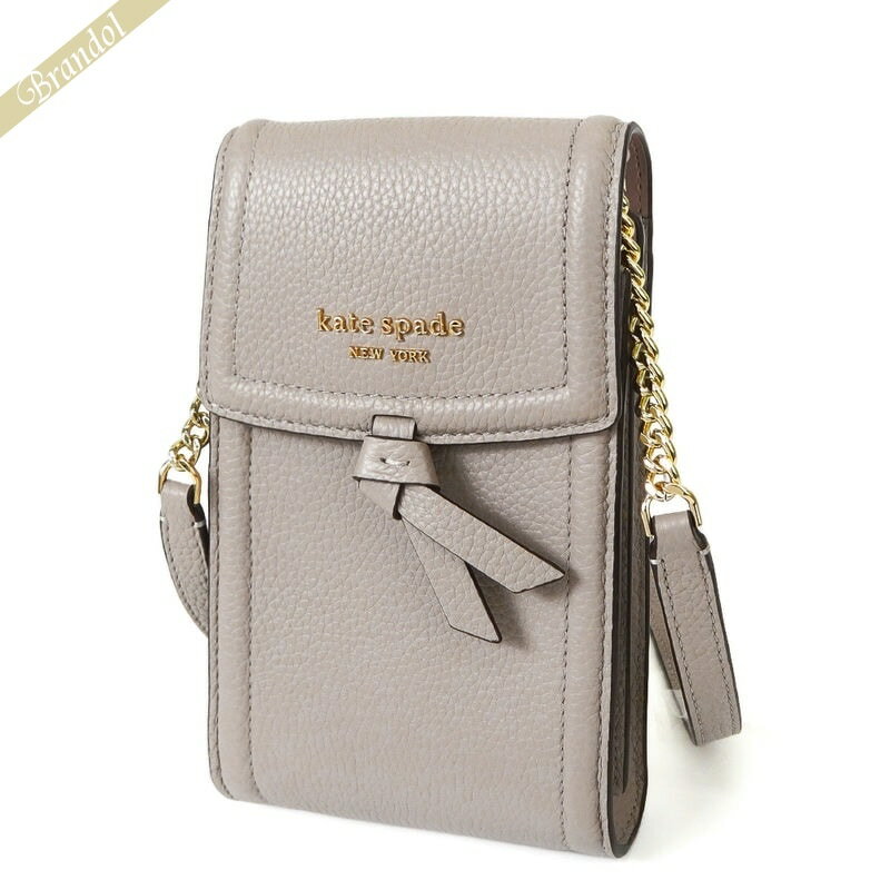 ケイトスペイド kate spade レディース ショルダーバッグ KNOTT ノット スマホショルダー グレージュ K6376 251 | 2024年春夏新作 2024SS コンビニ受取 ブランド