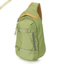 パタゴニア Patagonia メンズ・レディース ボディバッグ Atom Sling アトム スリング 8L グリーン系 48262 BUGR / Buckh...