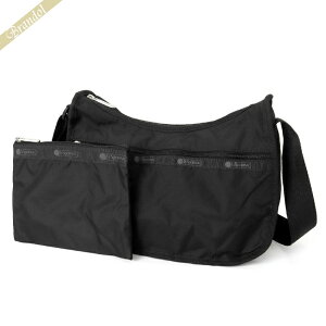 《ポイント5倍_19日23:59迄》レスポートサック LeSportsac レディース ショルダーバッグ CLASSIC HOBO クラシックホーボー 無地 ブラック 7520 5982 / BLACK | コンビニ受取 ブランド