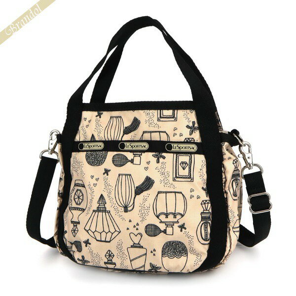 レスポートサック LeSportsac レディース ショルダーバッグ SMALL JENNI 2way ミニトートバッグ パフューム柄 ベージュ 8056 D661 | コンビニ受取 ブランド