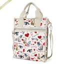 レスポートサック LeSportsac レディース トートバッグ SMALL N/S TOTE 縦型 2wayショルダーバッグ キャット柄 ライトピンク×ベージュ 3538 E479 | コンビニ受取 ブランド