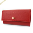 グッチ GUCCI 財布 レディース 長財布 プチ マーモント レザー コンチネンタル ウォレット レッド 456116 CAO0G 6433 | ブランド