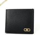 フェラガモ Ferragamo 財布 メンズ 二つ折り財布 ブラック 66 A063 0685950 | コンビニ受取 ブランド