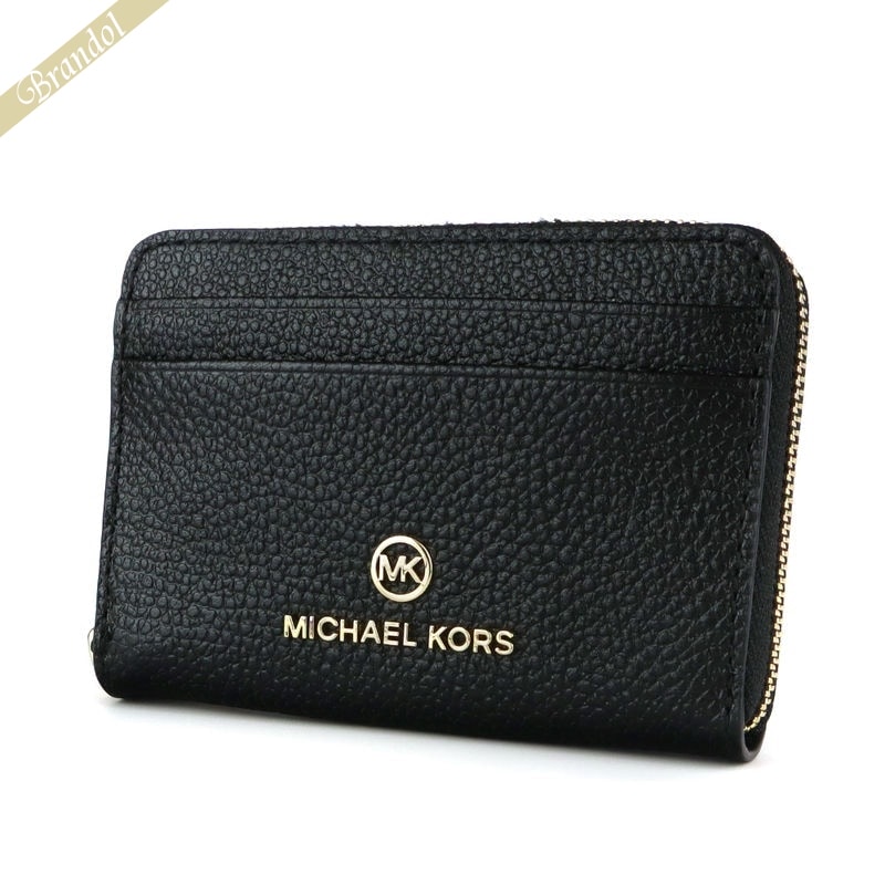 《クーポンで300円OFF_12月29日11時迄》マイケルコース MICHAEL KORS 財布 レディース・メンズ 小銭入れ レザー カードケース ブラック 34S1GT9Z1L 001 | コンビニ受取 ブランド