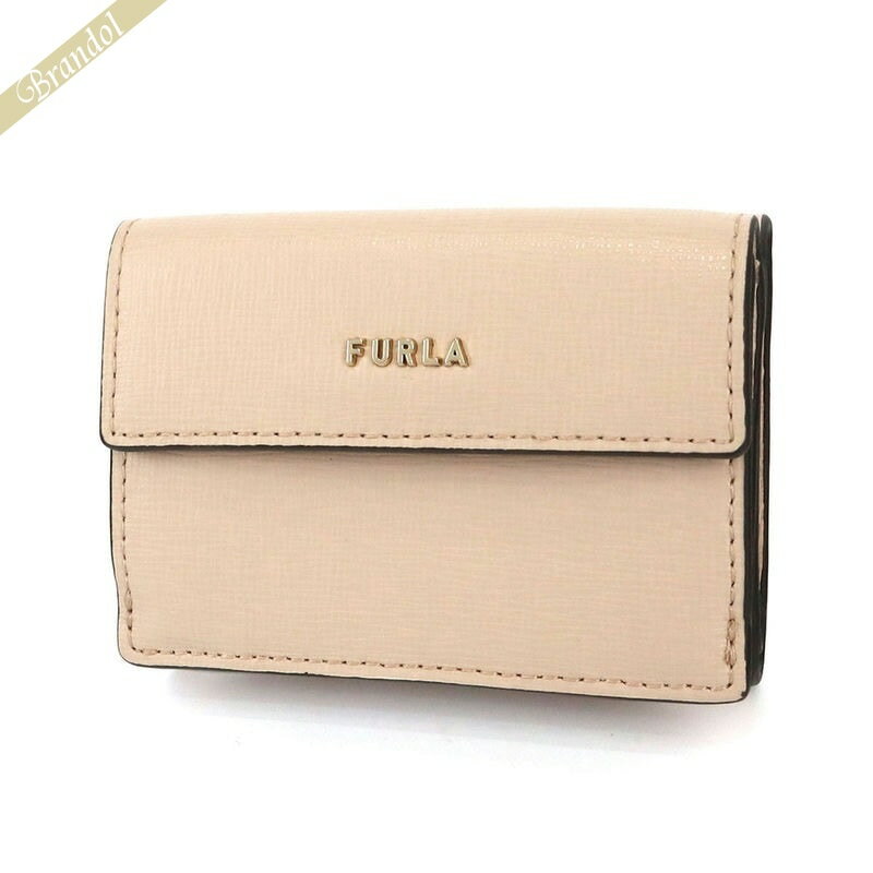 フルラ FURLA 財布 レディース 三つ折り財布 BABYLON バビロン レザー トライフォールドウォレット ベージュ PCY9UNO B30000 B4L00 | コンビニ受取 ブランド