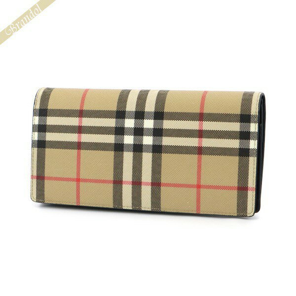 バーバリー バーバリー BURBERRY 財布 メンズ 長財布 ヴィンテージチェック ベージュ系 8049604 | ブランド