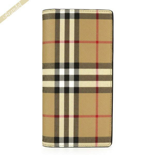 バーバリー バーバリー BURBERRY 財布 メンズ 長財布 ヴィンテージチェック ベージュ系 8057952 | 2022年秋冬新作 2022AW ブランド