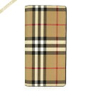 バーバリー BURBERRY 財布 メンズ 長財布 ヴィンテージチェック ベージュ系 8057952 | 2022年秋冬新作 2022AW ブランド