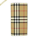 バーバリー バーバリー BURBERRY 財布 メンズ 長財布 ヴィンテージチェック ベージュ系 8065640 | 2023年春夏新作 2023SS ブランド