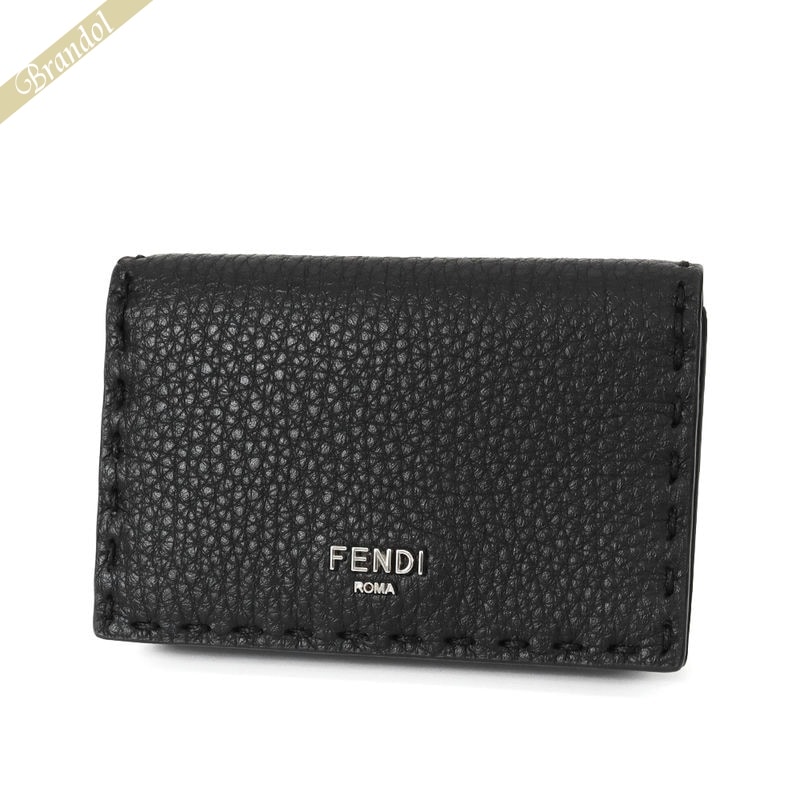 《全品P10倍_4日20時スタート》フェンディ FENDI メンズ 名刺入れ レザー カードケース ブラック 7M0222 F0GXN AP3B | ブランド