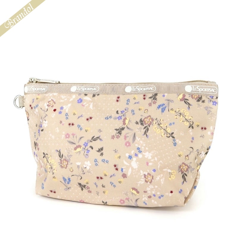 レスポートサック ポーチ（レディース） レスポートサック LeSportsac ポーチ MEDIUM SLOAN COSMETIC フラワー 花柄 ピンクベージュ 2725 E459 | ブランド