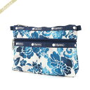 レスポートサック LeSportsac ポーチ COSMETIC CLUTCH 花柄 ブルー×ホワイト系 7105 E478 | コンビニ受取 ブランド