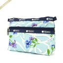 レスポートサック LeSportsac ポーチ COSMETIC CLUTCH 花柄 ライトブルー系 7105 G823 | コンビニ受取 ブランド