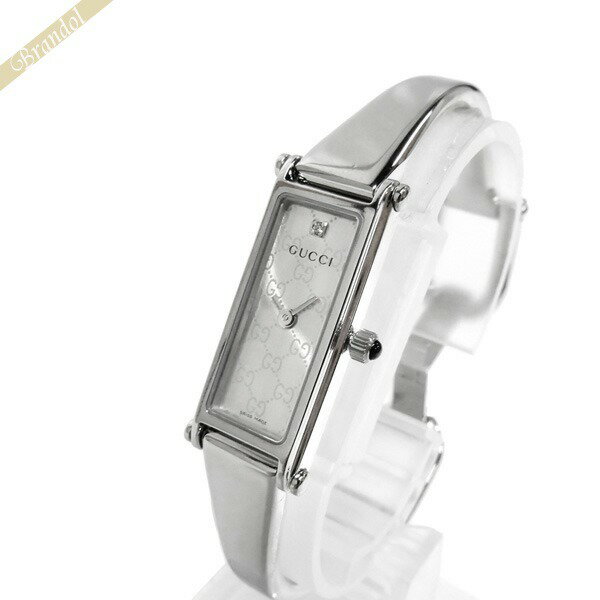 グッチ GUCCI レディース腕時計 1500 1Pダイヤモンド モノグラム シルバー YA015563 ブランド
