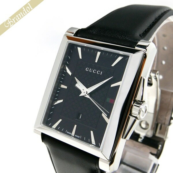 グッチ 腕時計（メンズ） グッチ GUCCI メンズ腕時計 Gタイムレス スクエア ブラック YA138404 | ブランド