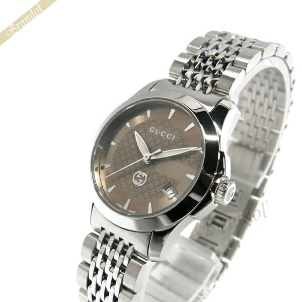 グッチ 腕時計（レディース） グッチ GUCCI レディース腕時計 Gタイムレス G-Timeless 27mm ブラウン×シルバー YA1265007 | ブランド