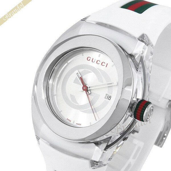 グッチ GUCCI メンズ・レディース 腕時計 SYNC グッチシンク 36mm シルバー×ホワイト YA137302 | コンビニ受取 ブランド