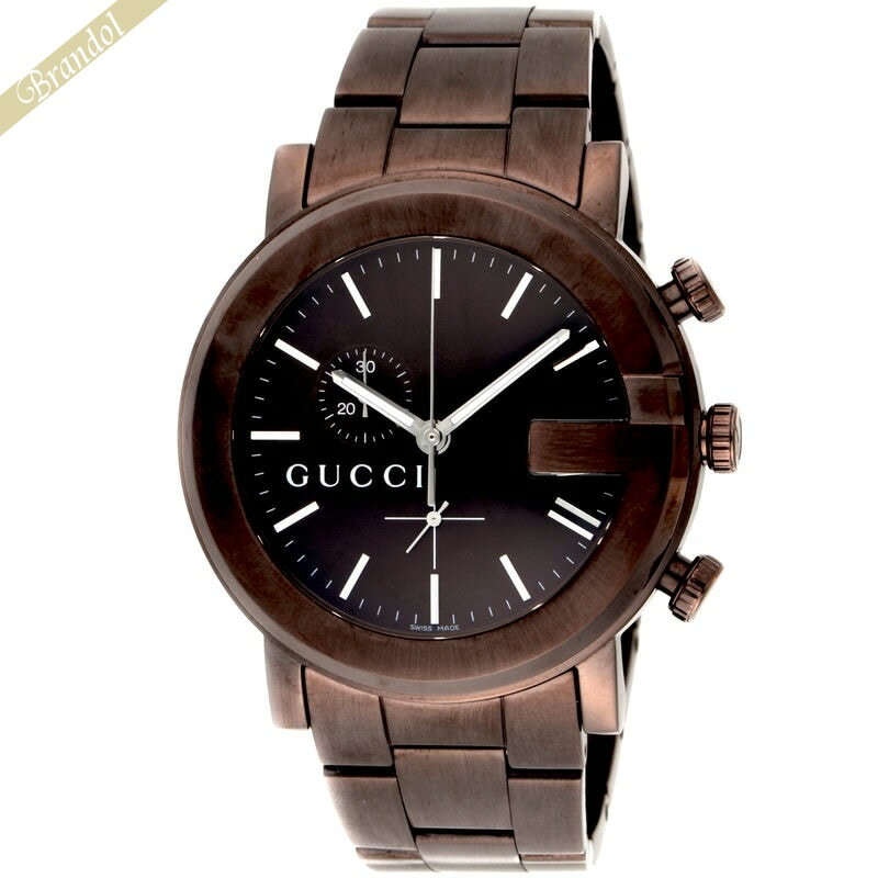 グッチ 腕時計（メンズ） グッチ GUCCI メンズ腕時計 Gクロノ G-Chrono クロノグラフ 44mm ブラウン YA101341 | ブランド