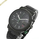 グッチ GUCCI メンズ腕時計 Gクロノ G-Chrono 42mm ブラック YA101331  ...