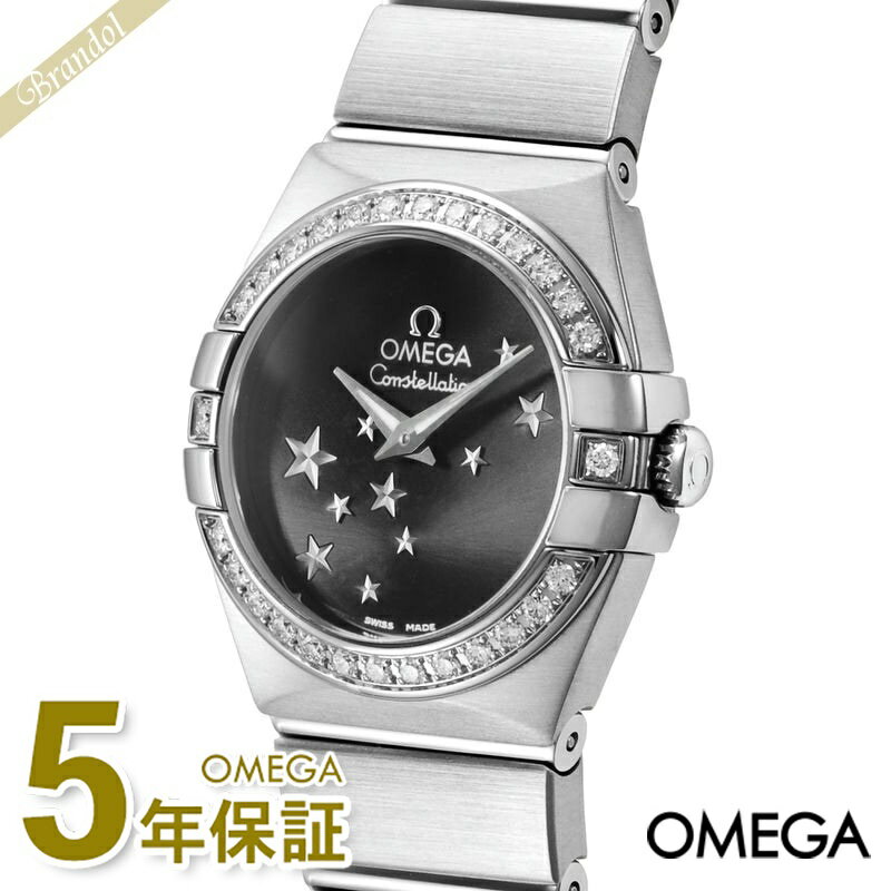コンステレーション オメガ OMEGA レディース腕時計 Constellation コンステレーション 24mm ブラック×シルバー 123.15.24.60.01.001 | ブランド