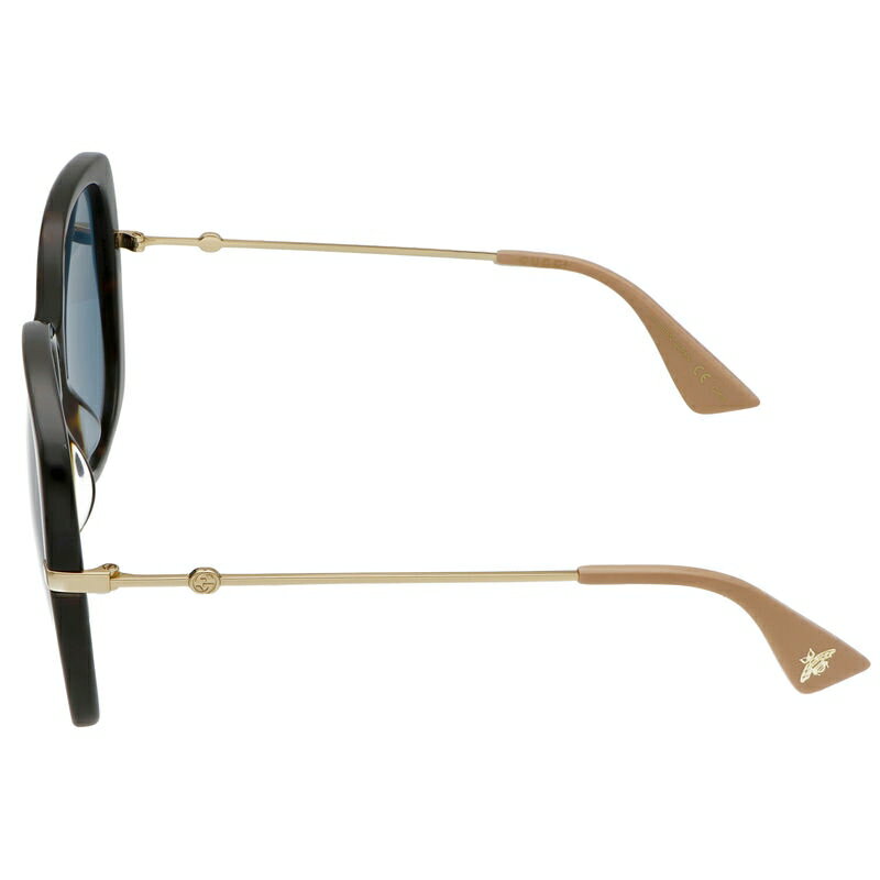 《P3倍_9日11:59迄》グッチ GUCCI レディース サングラス バタフライ型 コンビフレーム ブルー×ブラウン×ゴールド GG0511S-004 | コンビニ受取 ブランド