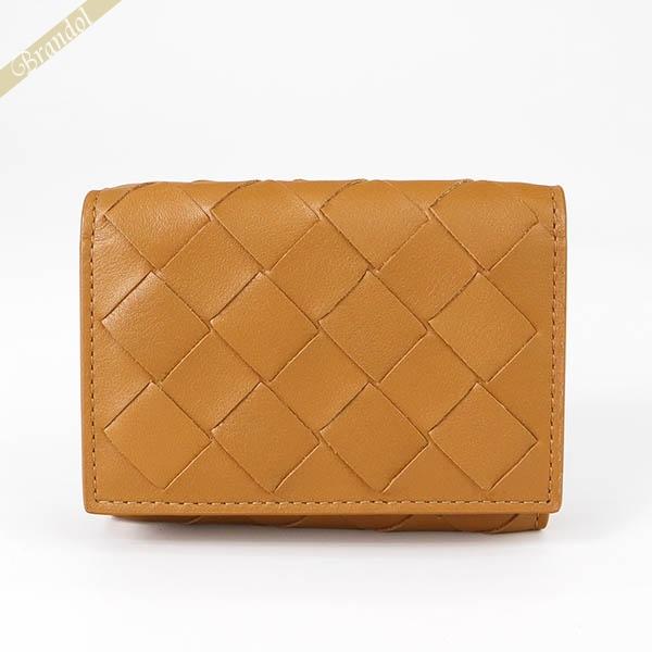 樂天商城 - ボッテガヴェネタ BOTTEGA VENETA 財布 メンズ レディース 三つ折り財布 カセット 革編み キャメル 609285 VCRA1 2596 | ブランド