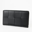 ボッテガヴェネタ BOTTEGA VENETA 財布 メンズ レディース ラウンドファスナー 長財布 カセット革編み ブラック 651368 V3UO1 8803 | ブランド【最大3300円クーポン8/24 23:59迄】