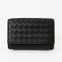 ボッテガヴェネタ BOTTEGA VENETA 名刺入れ メンズ レディース イントレチャート 革編み ブラック 133945 V3UN1 8803 | コンビ...