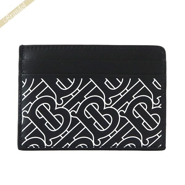 バーバリー BURBERRY カードケース メンズ TBモノグラム ブラック系 8049207 | コンビニ受取 ブランド【最大4400円クーポン 2/7 23:59迄】