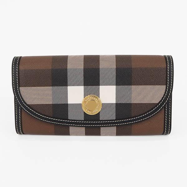バーバリー BURBERRY 財布 レディース メンズ 長財布 ヴィンテージチェック ブラウン系 8072668 | ブランド