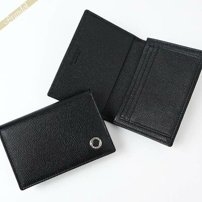 ブルガリ BVLGARI 名刺入れ メンズ ブルガリ・ブルガリ マン レザー カードケース ブラック 30400 BLK | コンビニ受取 ブランド