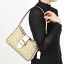 《P3倍_9日11:59迄》コーチ COACH レディース ショルダーバッグ シグネチャー エライザ ワンショルダー ライトベージュ×ホワイト CP005 IM...