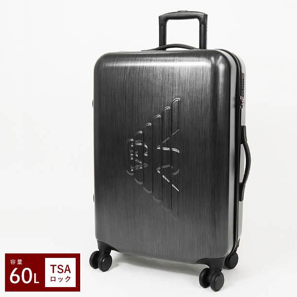 乐天商城 - エンポリオアルマーニ EMPORIO ARMANI スーツケース イーグルロゴ 60L Mサイズ ダークグレー Y4Q324 YME9J 80002 | ブランド