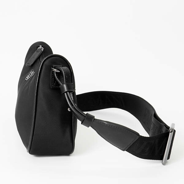 エンポリオアルマーニ EMPORIO ARMANI ショルダーバッグ ナイロン ホーボー ブラッ...
