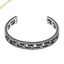 《P3倍&最大5000円クーポン_11日23:59迄》グッチ GUCCI メンズ・レディース バングル スクエアG カットアウト クロームシルバー 551919...