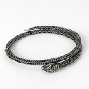 《P3倍&最大5000円クーポン_11日23:59迄》グッチ GUCCI メンズ バングル グッチガーデン スネークモチーフ ブレスレット 19cm シルバー ...