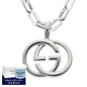 《最大5500円クーポン配布中_5/14 11:59迄》グッチ GUCCI メンズ ネックレス インターロッキングG ペンダント シルバー 295710 J84...