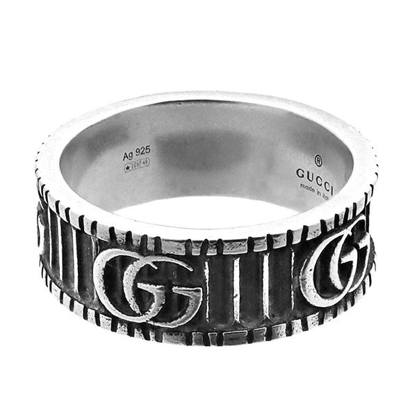 グッチ GUCCI リング 指輪 メンズ レディース ダブルG シルバーリング ［9号/11号/...
