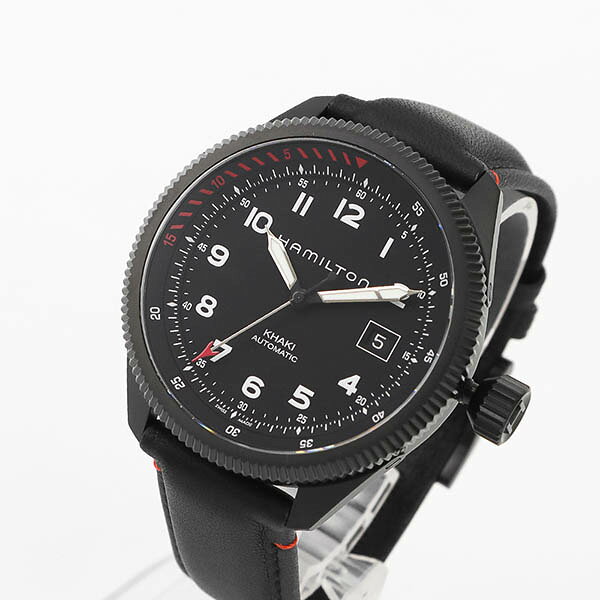 ハミルトン HAMILTON 腕時計 メンズ カーキ アビエーション テイクオフ エアーツェルマット オート 42mm 自動巻き ブラック H76695733 | ブランド